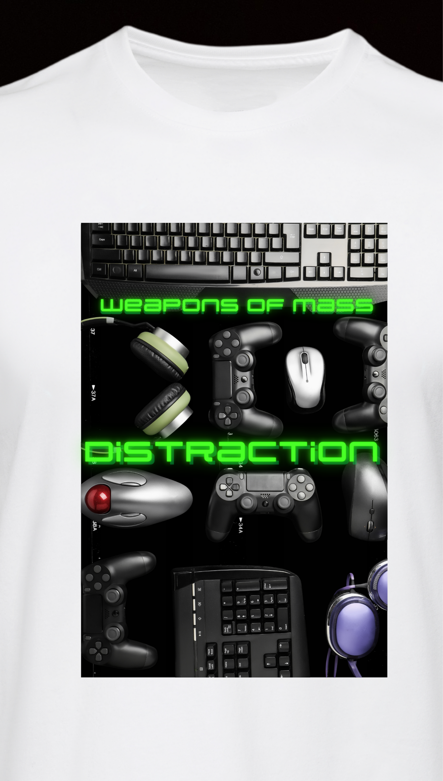 Weapons of Mass Distraction Neon Tee