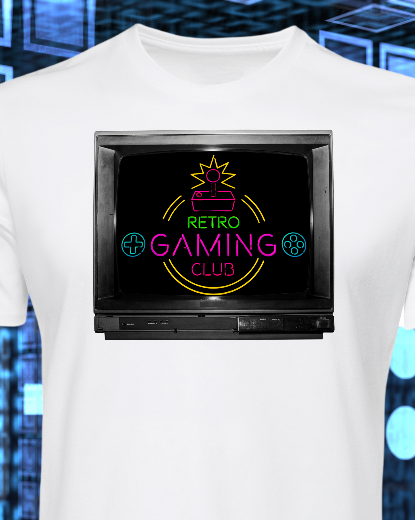 Retro Gaming Club Neon Tee