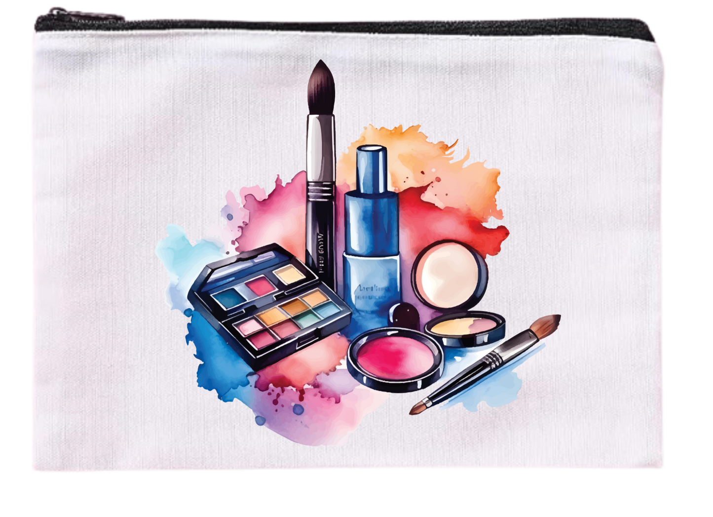 Color Splash Beauty – Canvas Makeup Bag