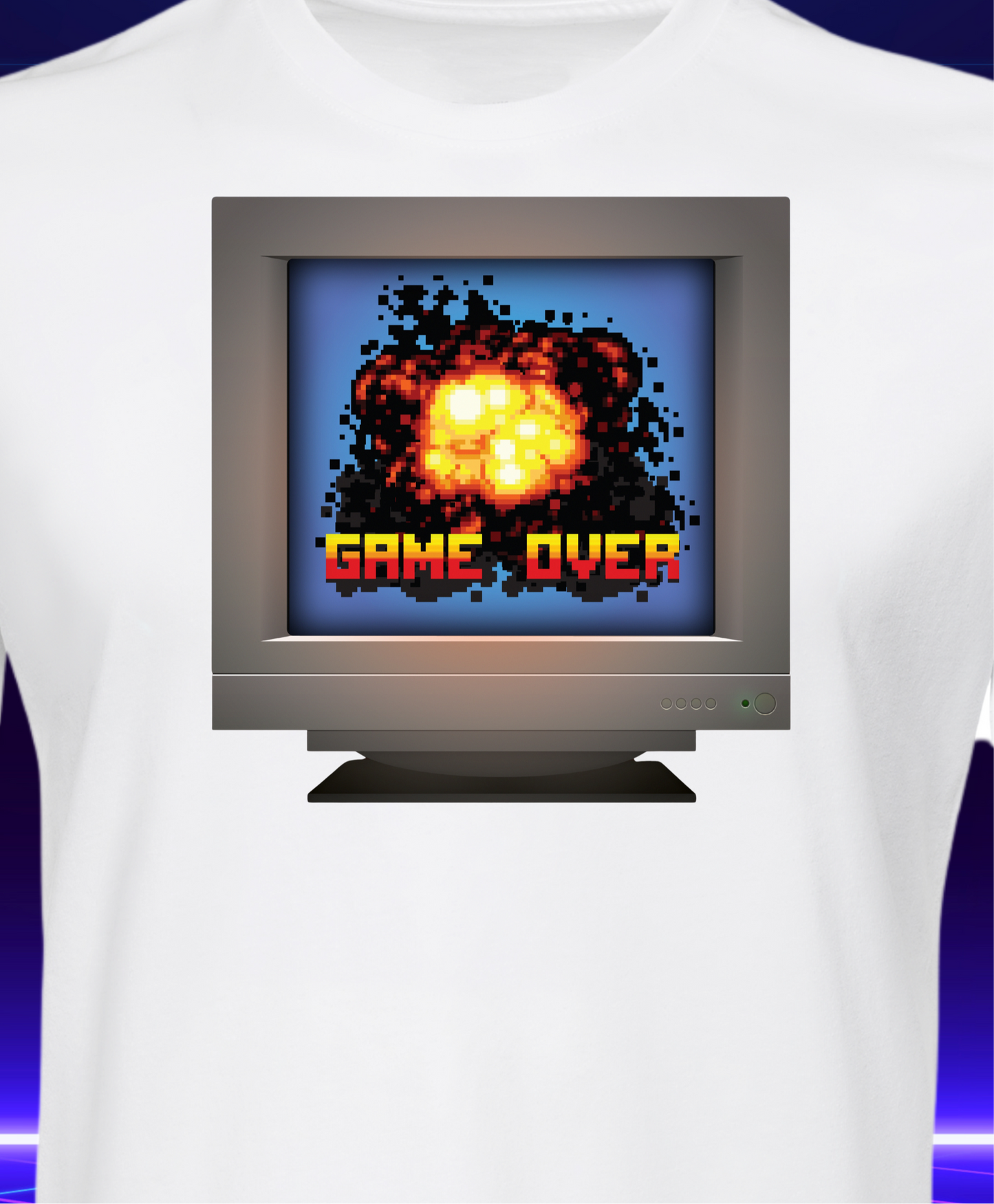 Retro CRT “Game Over” Pixel Tee