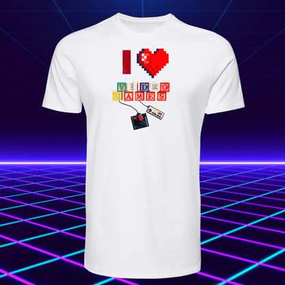 I ❤️ Video Games Retro Tee
